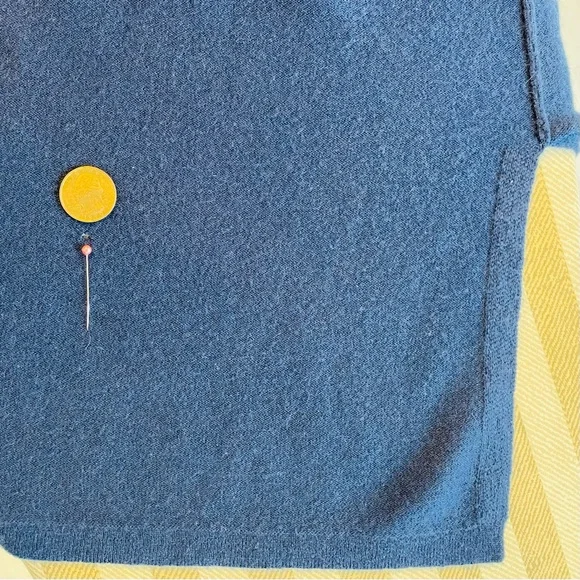 Minimalist | J McLaughlin 100% Cashmere Cardigan | Deep Blue Long Duster | XL - Picture 16 of 16